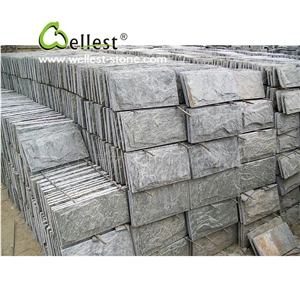 White Quartzite Mushroom Stone Tile, Natural 40x20cm White Quartzite Tile
