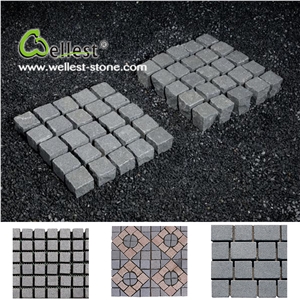 Wholesale Flamed Finished G603 Grey Granite Cube Stone Pavers for Garden Pathway Wholesale Flamed Finished G603 Grey Granite Cube Stone Pavers for Garden Pathway