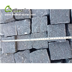 Wholesale Flamed Finished G603 Grey Granite Cube Stone Pavers for Garden Pathway