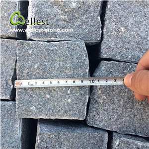 Wholesale Flamed Finished G603 Grey Granite Cube Stone Pavers for Garden Pathway