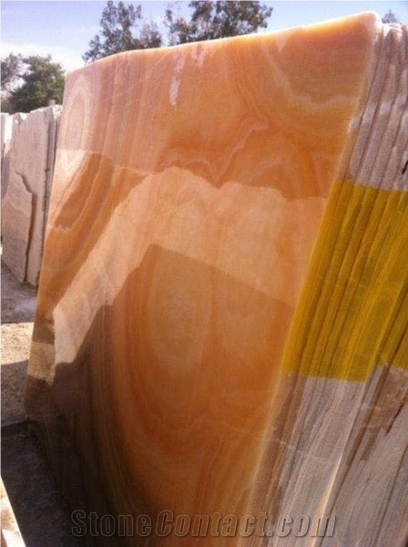 Jalisco Orange Onyx Slabs