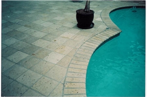 Pinon Blanco Cantera Pool Coping