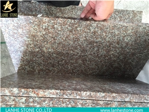 Peach Red,G687 Granite Tile & Slab,Chinese Red Granite Slabs,Chinese Cheap Granite Tiles,Flamed Tiles
