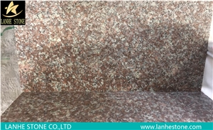Peach Red,G687 Granite Tile & Slab,Chinese Red Granite Slabs,Chinese Cheap Granite Tiles,Flamed Tiles