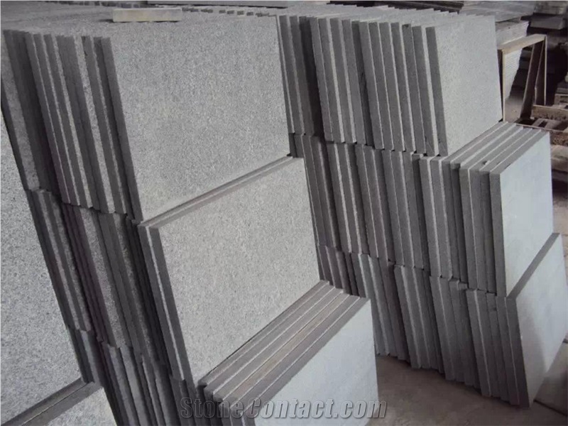 Fargo G654 Granite/China Impala Granite Flamed Tiles and Slabs, Dark Grey Granite/Sesame Black Flamed Wall/Floor Tiles, Grey Granite Wall/Floor Covering