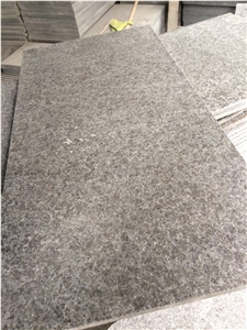 Fargo G684 Black Basalt Flamed Tiles, G684 Black Pearl Basalt Antique Surface Tiles, China Black Basalt Anti-Slipping Surface Tiles