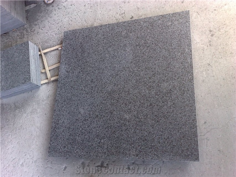 Fargo G684 Black Basalt Flamed Tiles, G684 Black Pearl Basalt Antique Surface Tiles, China Black Basalt Anti-Slipping Surface Tiles