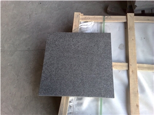 Fargo G684 Black Basalt Flamed Tiles, G684 Black Pearl Basalt Antique Surface Tiles, China Black Basalt Anti-Slipping Surface Tiles