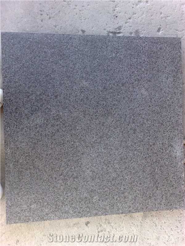 Fargo G684 Black Basalt Flamed Tiles, G684 Black Pearl Basalt Antique Surface Tiles, China Black Basalt Anti-Slipping Surface Tiles