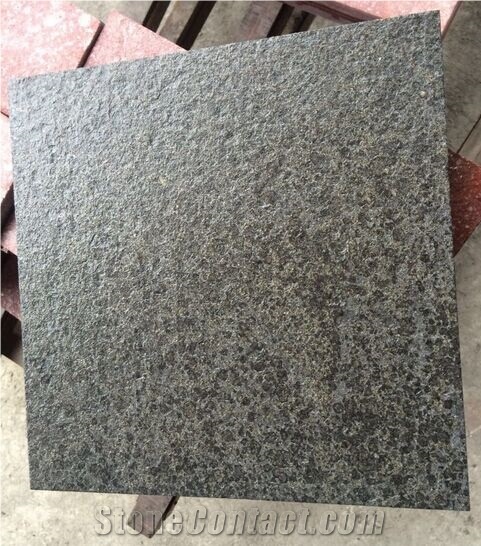 Fargo G684 Black Basalt Flamed Tiles, G684 Black Pearl Basalt Antique Surface Tiles, China Black Basalt Anti-Slipping Surface Tiles