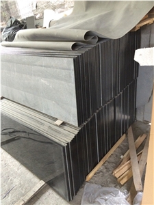 Fargo G684 Black Basalt Polished Stairs, Black Pearl Steps, China Black Basalt Stair Treads, China Black Basalt Staircase