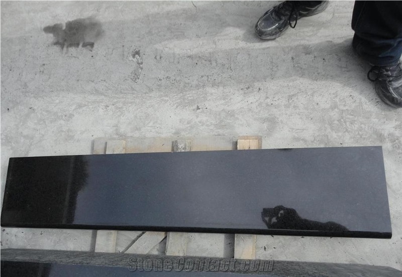 Fargo G684 Black Basalt Window Sills, Black Pearl Granite Polished Window Sills, China Black Granite Window Sills, China Black Basalt Polished Window Sills