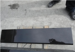 Fargo G684 Black Basalt Window Sills, Black Pearl Granite Polished Window Sills, China Black Granite Window Sills, China Black Basalt Polished Window Sills