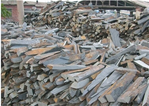 Fargo Multicolor Slate Loose Ledge Stone, Rust Slate Strips Stone, Rusty Slate Brick Stacked Stone, Multicolor Slate Loose Stacked Stone, Loose Fieldstone, Loose Cultured Stone Wall Cladding Stone