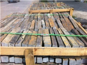 Fargo Multicolor Slate Loose Ledge Stone, Rust Slate Strips Stone, Rusty Slate Brick Stacked Stone, Multicolor Slate Loose Stacked Stone, Loose Fieldstone, Loose Wall Cladding Stone
