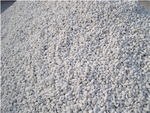 Fargo Pure White Gravels, Snow White Aggregates, China White Marble Stone Gravels