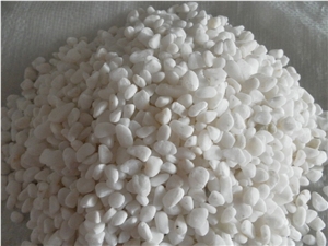 Fargo Pure White Gravels, Snow White Marble Aggreagtes, China White Stone Gravels