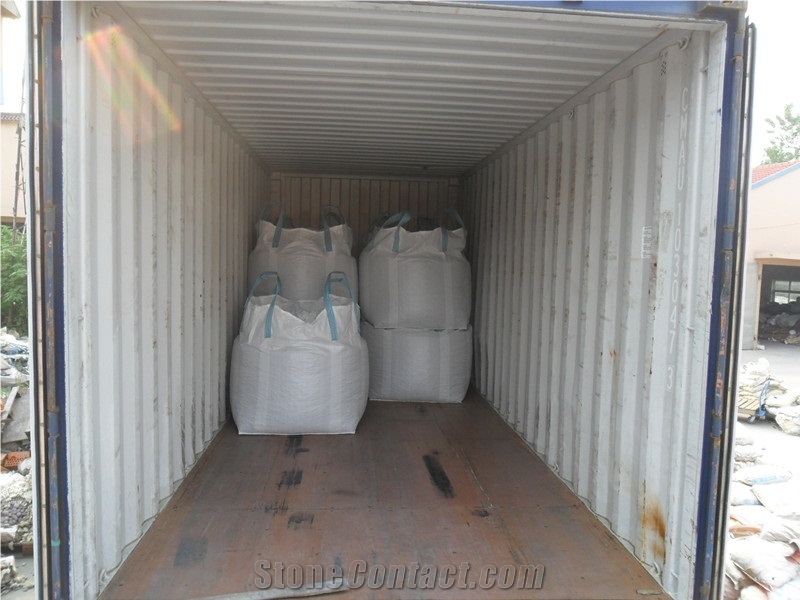 Fargo Pure White Pebble Stone, Machine Made White Marble Pebble Stones, Supply Different Color Of Pebble Stones from China