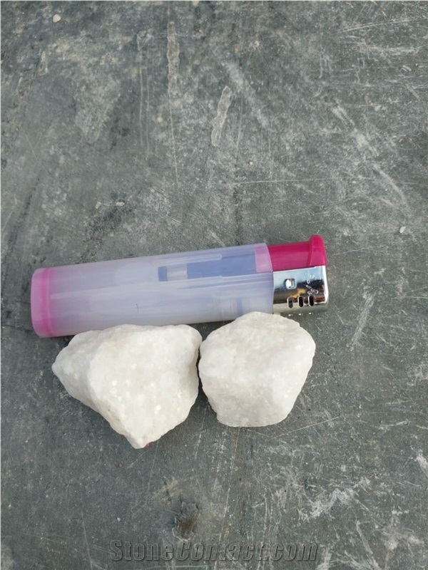 Fargo White Stone Aggregates, China Pure White Gravels, Snow White Marble Aggregates