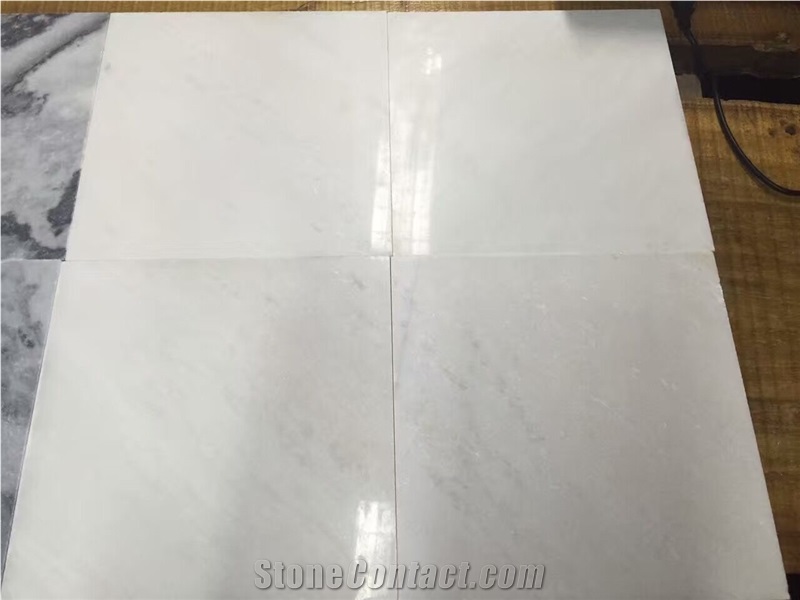 White and Cloudy Grey Marble Slabs & Tiles, China White Marble