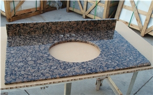 Baltic Brown Granite Vanity Tops, Granite Bathroom Top