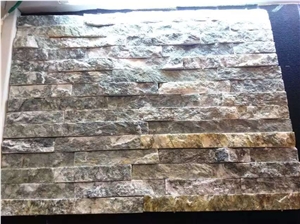 Cultured Stone Veneer,Rusty Brown Slate,Ledge Stone Walling Panel