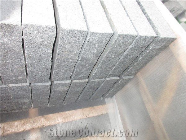 G654 Granite Mushroom Stone/ China Impala Black Sesame Grey Granite Mushroom Stone for Wall Cladding