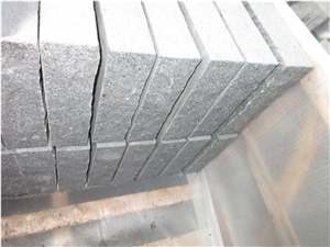 G654 Granite Mushroom Stone/ China Impala Black Sesame Grey Granite Mushroom Stone for Wall Cladding
