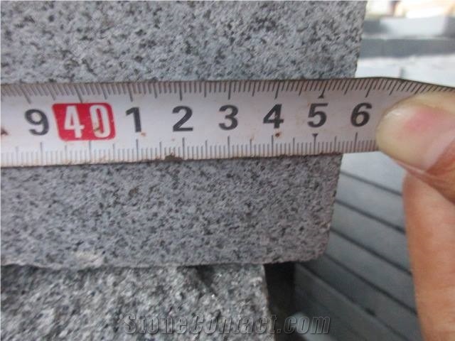G654 Granite Mushroom Stone/ China Impala Black Sesame Grey Granite Mushroom Stone for Wall Cladding