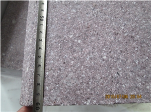 G666 Ocean Red Granite Flamed Kerbstone & Landscaping Stone, Red Porphyry,Shouning Red Porphyry,Red Porphyrite,Porphyry Red,Liancheng Red Porphyry,Dayang Red,China Red Granite Curbstone,Side Stone