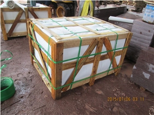 G666 Ocean Red Granite Flamed Kerbstone & Landscaping Stone, Red Porphyry,Shouning Red Porphyry,Red Porphyrite,Porphyry Red,Liancheng Red Porphyry,Dayang Red,China Red Granite Curbstone,Side Stone