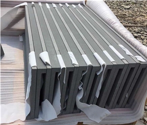 Hainan Black Basalt Swimming Pool Coping / Honed Basalt Swimming Pool Borders / Rebated Copers / Bullnose / Square Edge Hainan Black Basalt Swimming Pool Coping / Honed Basalt Swimming Pool Borders / Rebated Copers / Bullnose / Square Edge