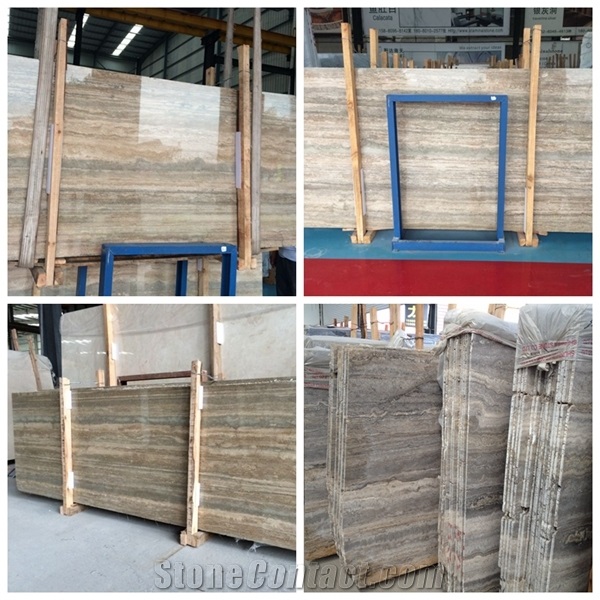 Italy Siver Grey Travertine, Silver Travertine,Travertino Toscana Silver,Siena Argentato, Italy Polished Silver Travertine Slabs for Wall & Floor Cover