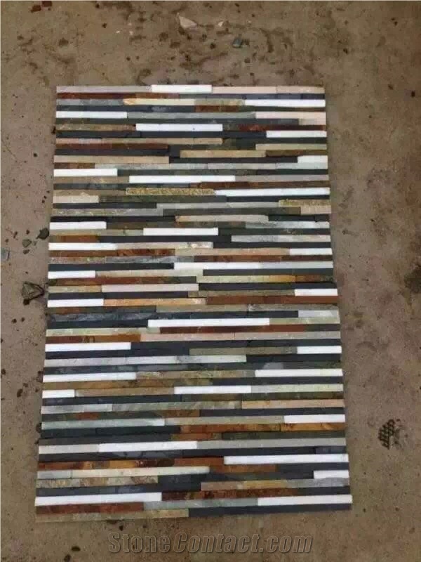 Multi Colour Culture Stone,Ledge Stone Siding
