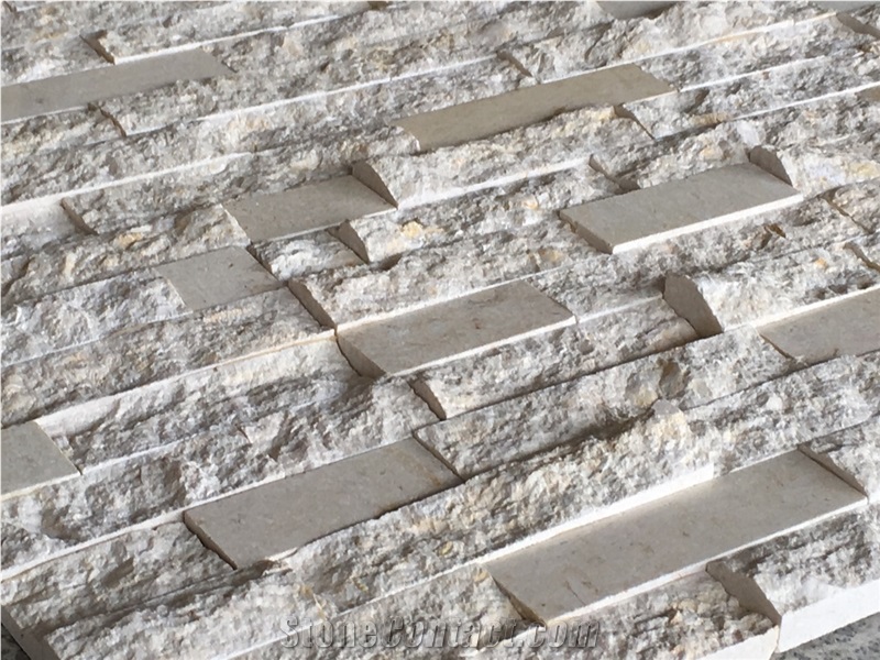On Sale White Marble Cultured Stone, Wall Cladding, Stacked Stone Veneer Clearance, Manufactured Stone Veneer