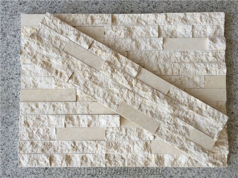 On Sale White Marble Cultured Stone, Wall Cladding, Stacked Stone Veneer Clearance, Manufactured Stone Veneer