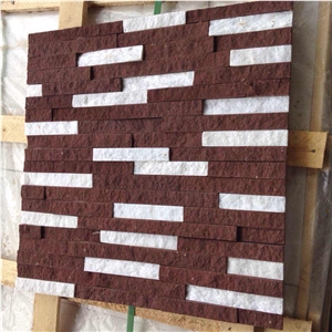 Pink Sand Slate Flagstone,Irregular Flagstone,Flagstone Wall Cladding