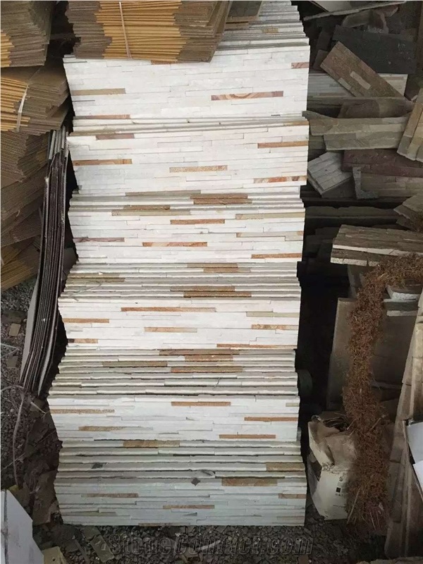 Slate Stacked Stone Veneer on Sale, Multicolor Slate Stone Wall Decor