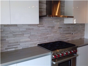 White Wooden Marble Cultured Stone,Ledgestone, China Serpeggiante Marble,Chinese Silver Palissandro Cladding