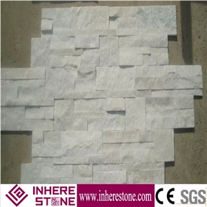 China White Quartzite Cultured Stone for Wall Cladding