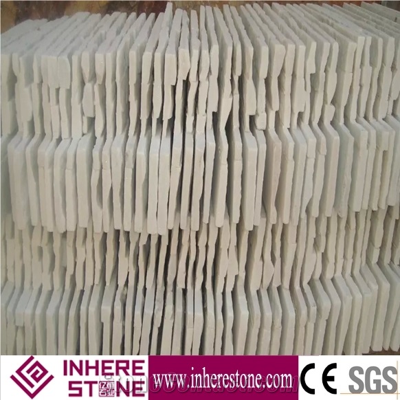 China White Quartzite Cultured Stone for Wall Cladding