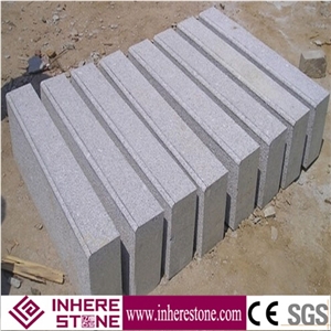 Chinese Gray Granite G602 Granite Curbstone, China Grey Sardo Kerbs, New Bianco Sardo Side Stone, Road Stone