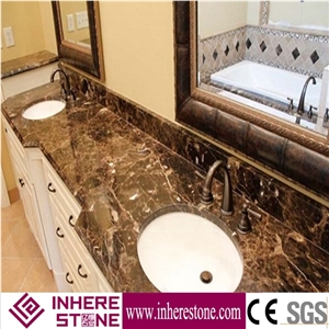 Dark Emparador Dark Brown Marble Countertop,Brown Marble Bath Tops