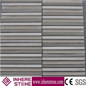 Decorative Strip Granite & Marble Mosaic Tile,Linear Strips Mosaic