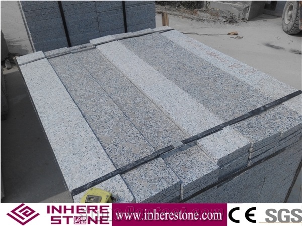 G383 ,Lilly White,Zhenzhu Bai,Pearl Flower White,Chinese White Pearl Granite Grey Granite Steps,Deck Stair