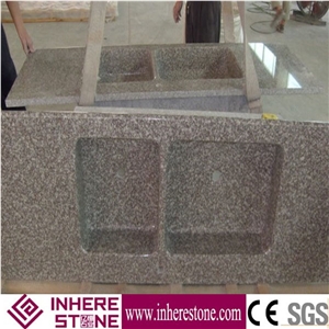 G664 Granite Countertop G664 Vanity Tops,Purple Pearl,China Ruby Red,Sunset Pink,Tea Brown,Vibrant Rose,Violet Granite Custom Vanity Tops