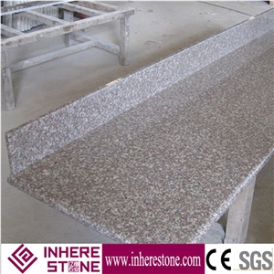 G664 Granite Kitchen Countertop ,China Ruby Red,Sunset Pink,Tea Brown,Vibrant Rose,Violet Granite Stone Countertop