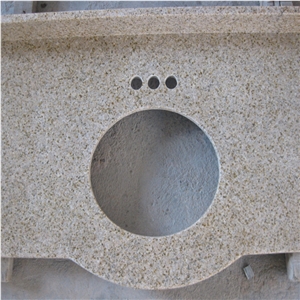 G682 Granite Bath Top, G682 Yellow Granite Bath Top/Custom Vanity Tops/Bathroom Vanity Tops