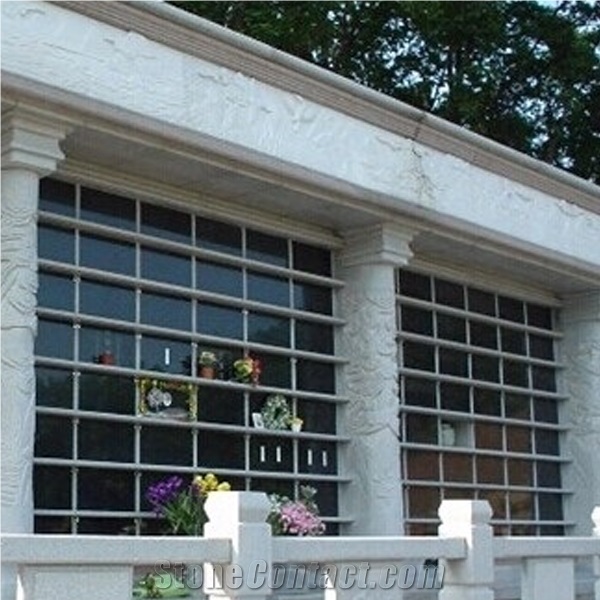 Grey China Granite Columbarium, G614 Grey Granite Column