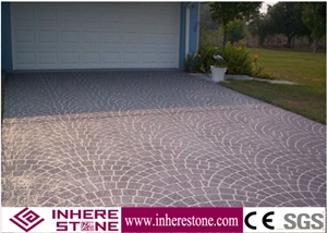 Hot Sale Gray Granite G602 Bush-Hammered Surface Cube Stone,Plum Blossom White,Chinese Sardinia Grey,Snow Plum Of Nanan,Cristallo Grigio, New Bianco Sardo Driveway Paving Stone